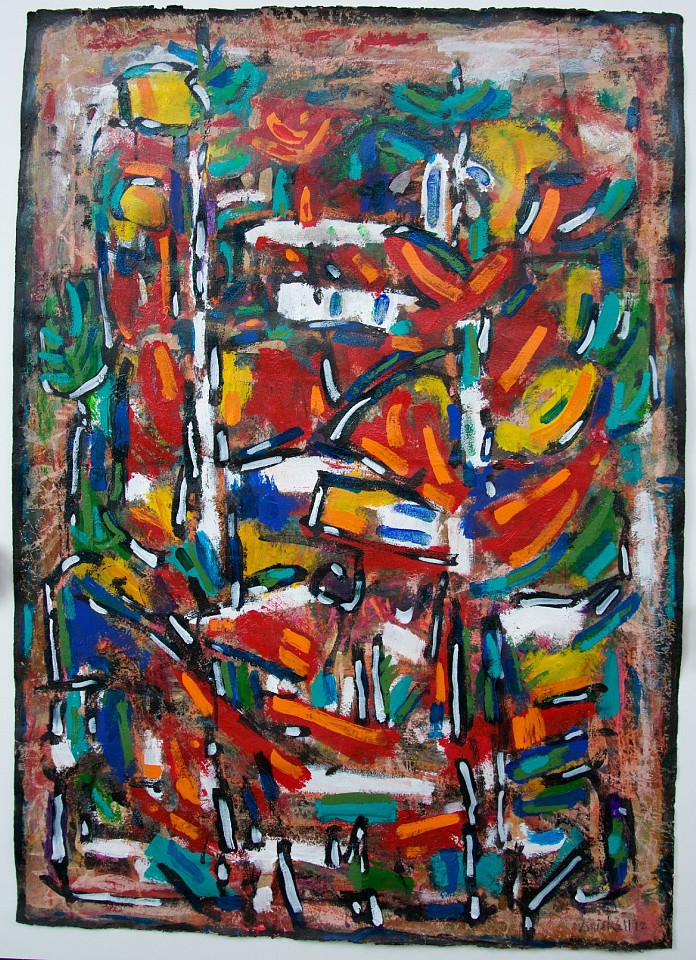 David Clyde DRISKELL, Accent of Autumn, 2016
textured serigraph, 42 x 30 in.
2020.03
ADDITIONAL INFORMATION: Master printmaker: Jase Clark
Printer: Experimental Printmaking Institute
Publisher: Raven Fine Print Editions
Credit Line: Lafayette College Art Collection, Easton, PA; Gift of Jon D. Smith, Jr. '66, in Honor of Professor Curlee Raven Holton