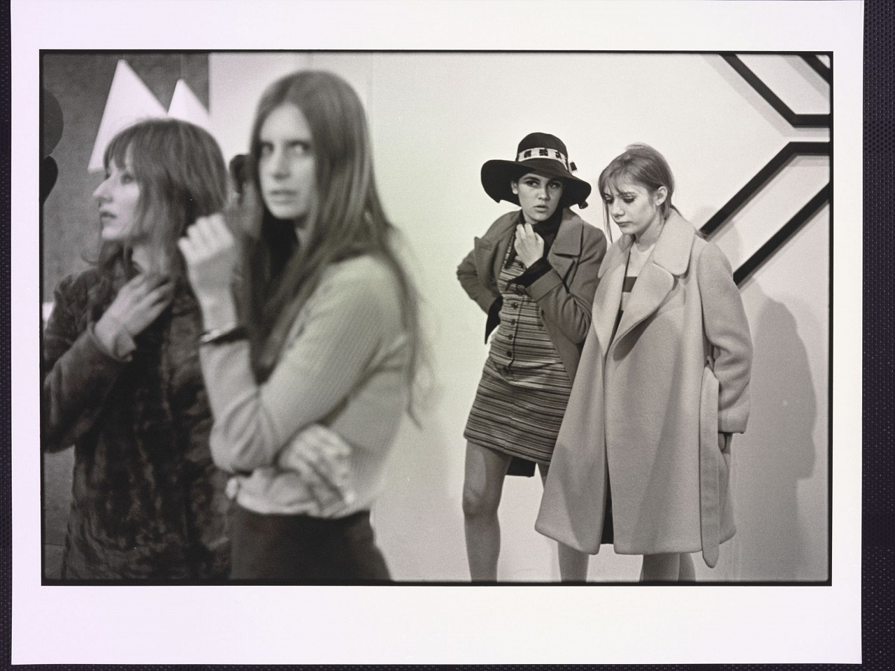 Danny LYON, Artists Pamela McGhan and Tamara Melchor at an opening, Park Place Gallery, 1967
Later gelatin silver print, 11 x 14 in.
2016.07.009
ADDITIONAL INFORMATION: Illustrated: Danny Lyon, The Seventh Dog (New York, The Phaidon Press, 2014), p. 150
Credit Line: Lafayette College Art Collection, Easton, PA; Gift of Bennett ('79) and Meg Goodman