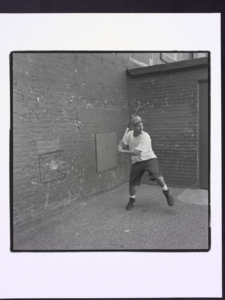 Danny LYON, Arsenio Playing Wiffleball, 1992-1993
Later gelatin silver print, 14 x 11 in.
From the series: “Let Them Kill Themselves, Bushwick, Brooklyn, NY”
2016.07.033
ADDITIONAL INFORMATION: Illustrated: “Memories of Myself: Essays by Danny Lyon”, Phaidon, 2009, pg. 175
Credit Line: Lafayette College Art Collection, Easton, PA; Gift of Bennett ('79) and Meg Goodman