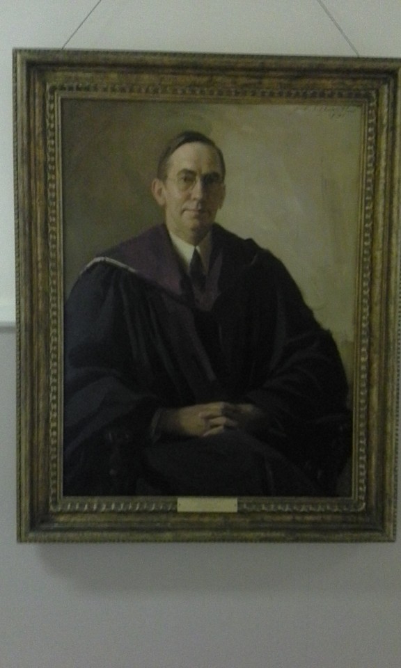 George SCHREIBER, William Mather Lewis, 1931
oil on canvas, frame: 48-1/2"" h
P 667
Credit Line: Lafayette College Art Collection, Easton, PA; Gift of the Class of 1931